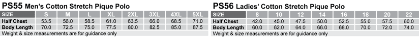 dharbour_sizechart